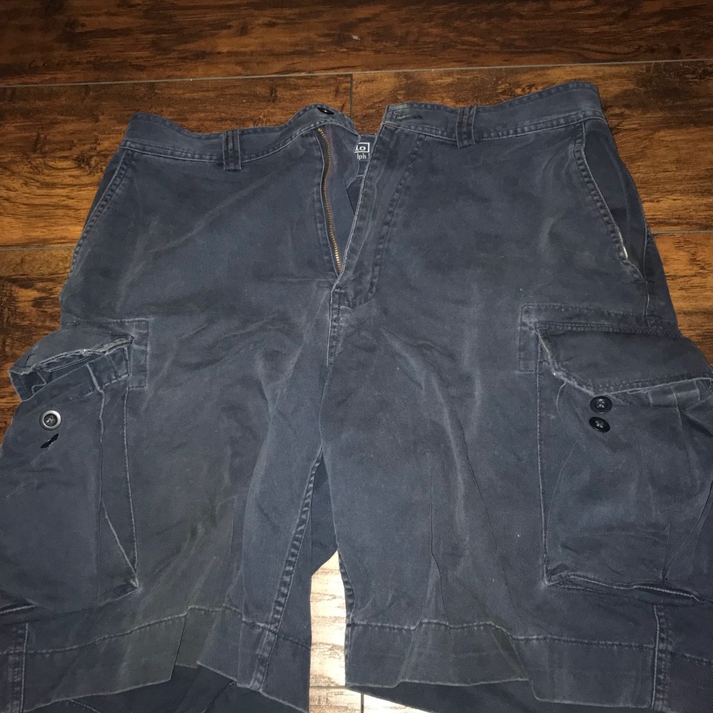 Ralph Lauren blue cargo shorts